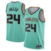 Maillot Homme Charlotte Hornets Brandon Miller 2024-25 Jordan City Edition Teal Swingman